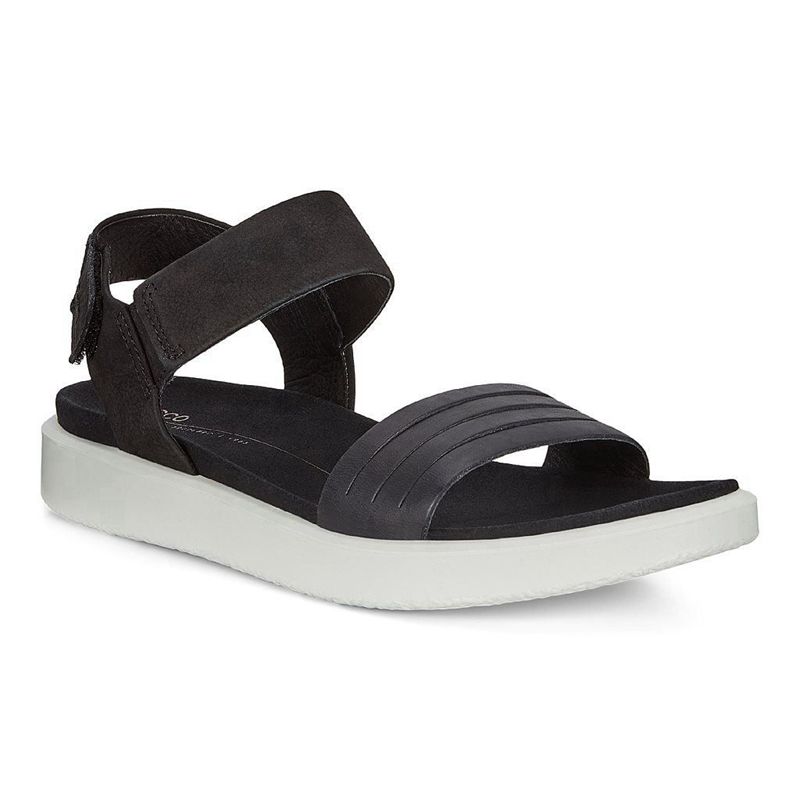 Sandalias Ecco Flowt Para Mujer,Negras,932016-CHI